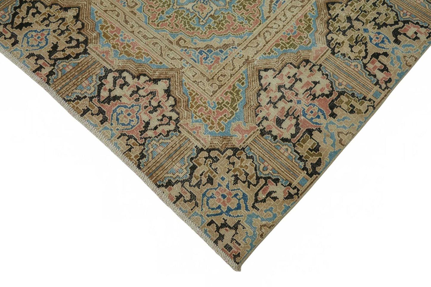 9x12 Beige Vintage Large Area Rug - 49237