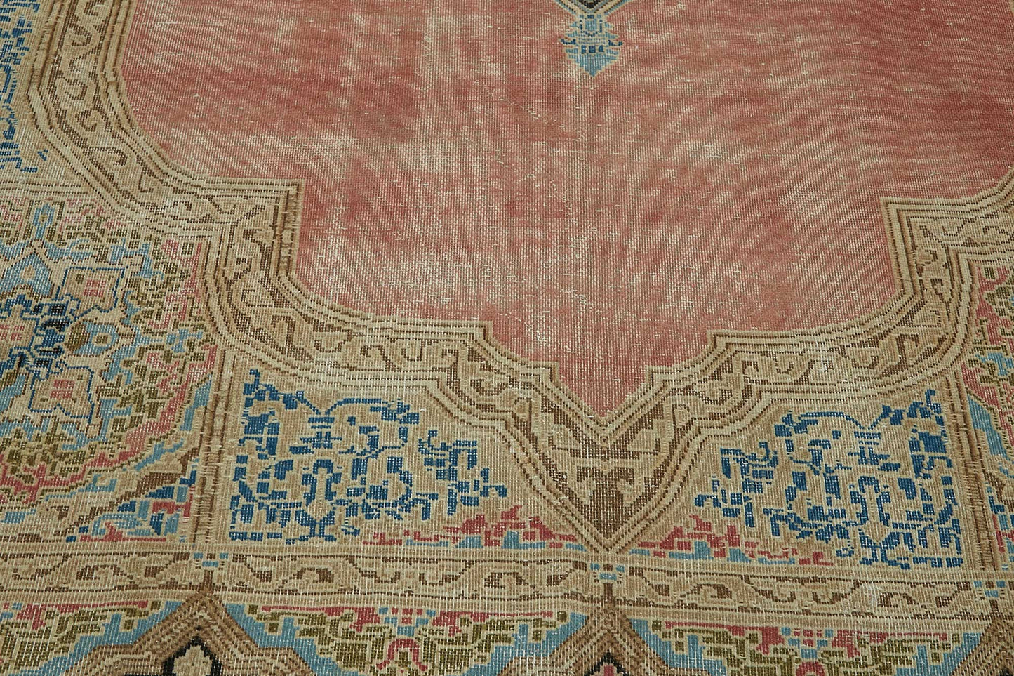 9x12 Beige Vintage Large Area Rug - 49237