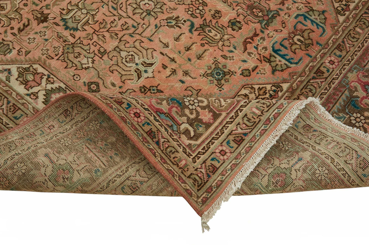 6x10 Beige Vintage Large Area Rug - 49238