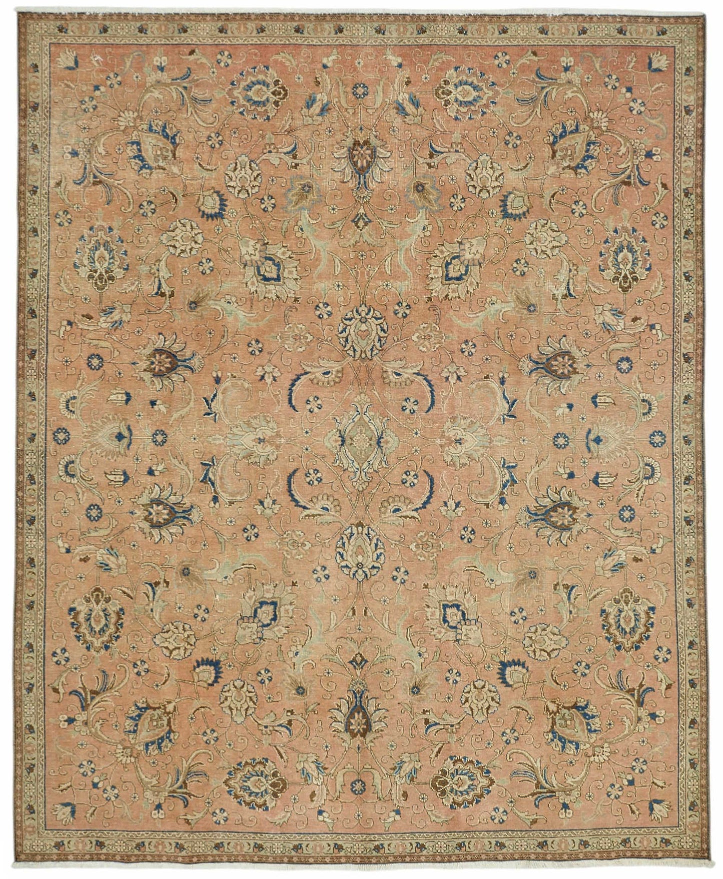 9x11 Red Vintage Large Area Rug - 49239