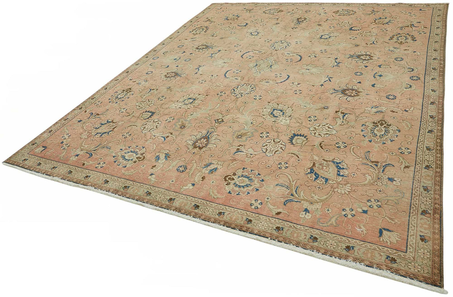 9x11 Red Vintage Large Area Rug - 49239