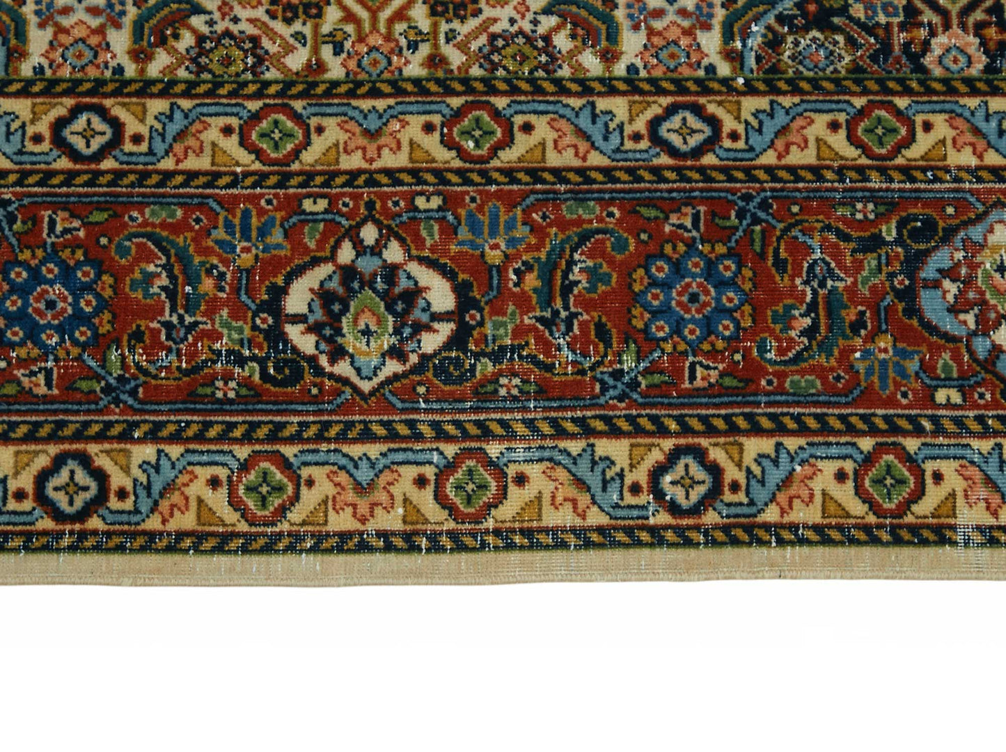 6x10 Beige Vintage Large Area Rug - 49240
