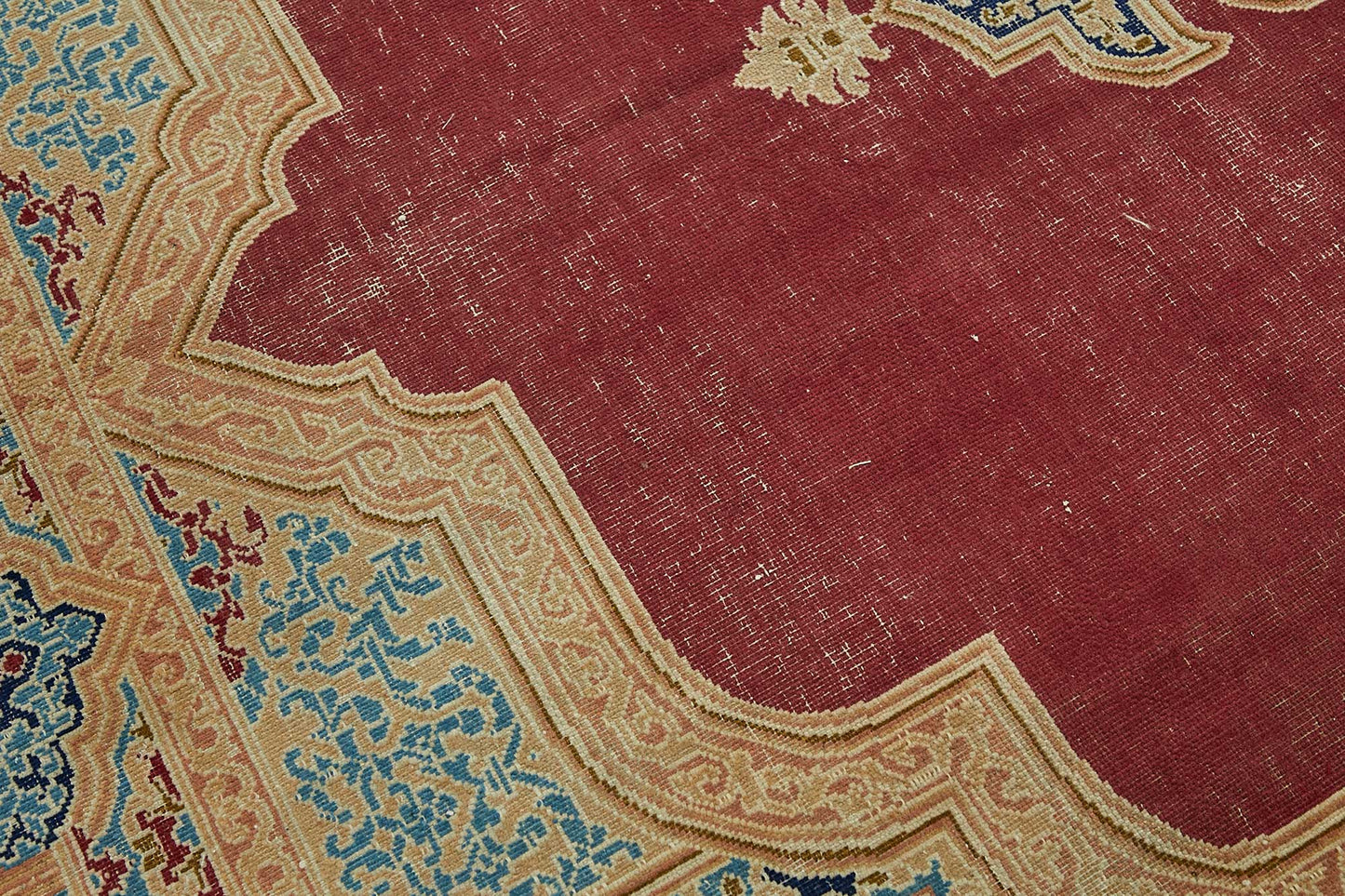 8x10 Beige Vintage Large Area Rug - 49242