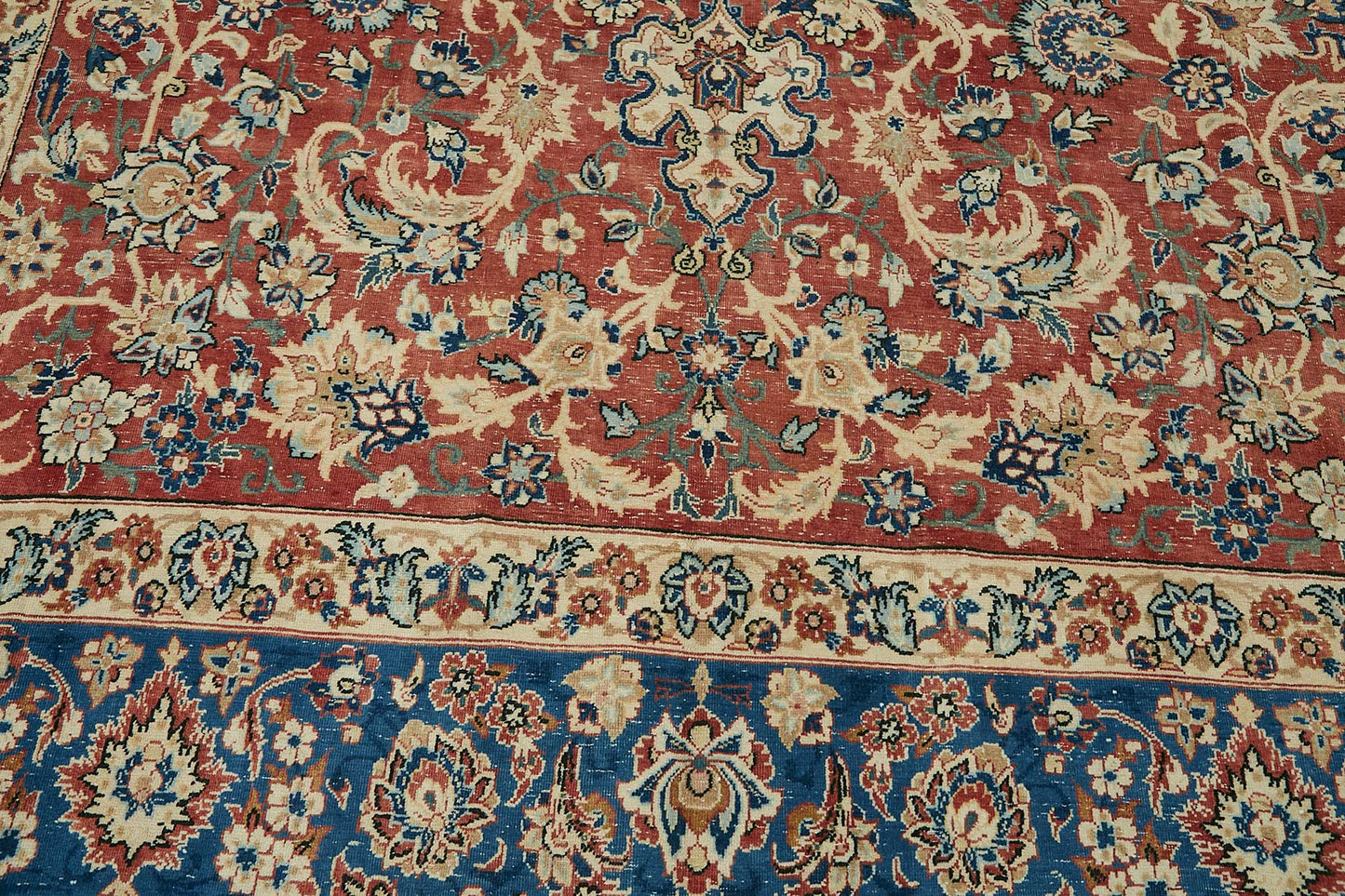 8x12 Beige Vintage Large Area Rug - 49244