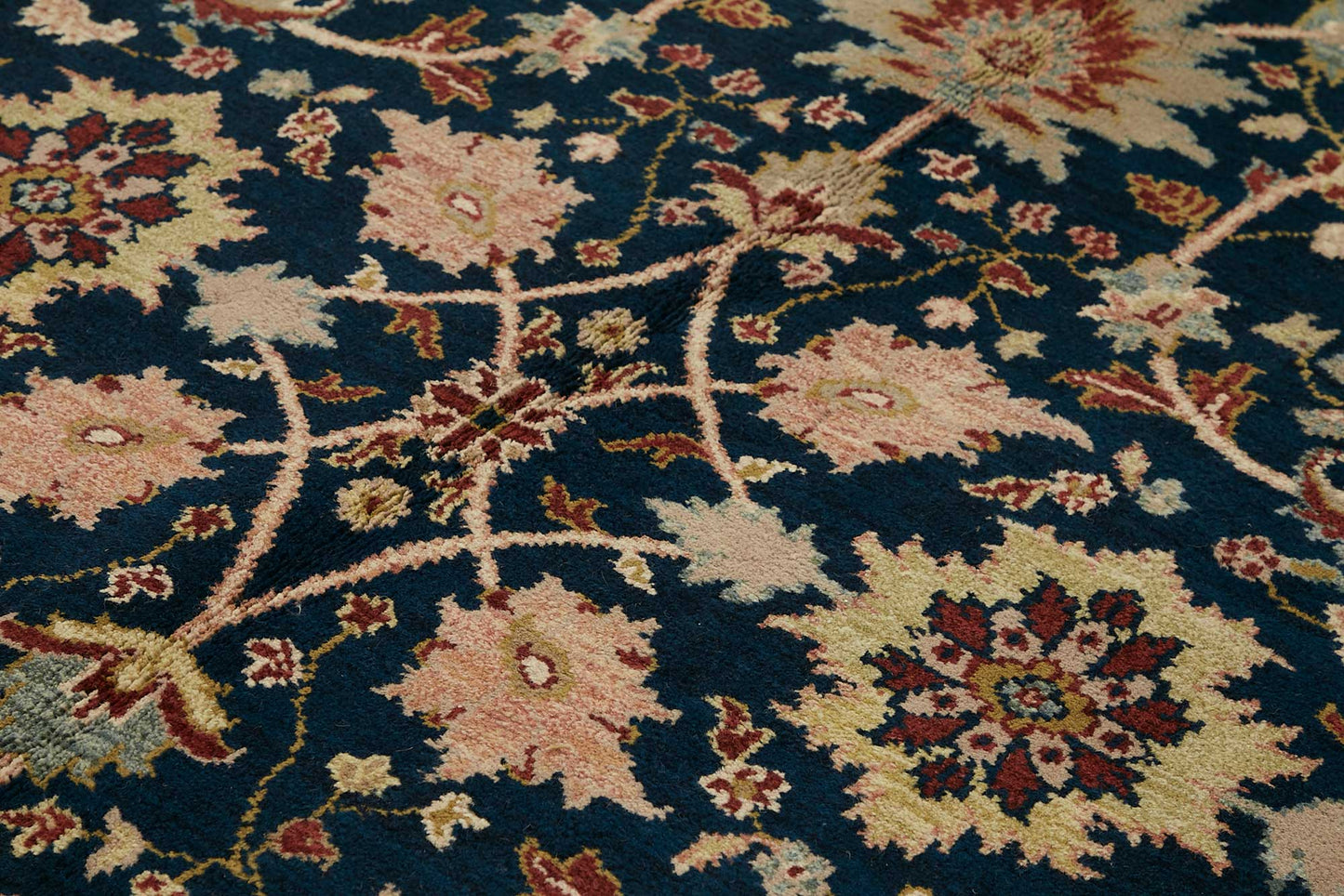9x12 Hand-Knotted Wool Oushak Rug - 49252