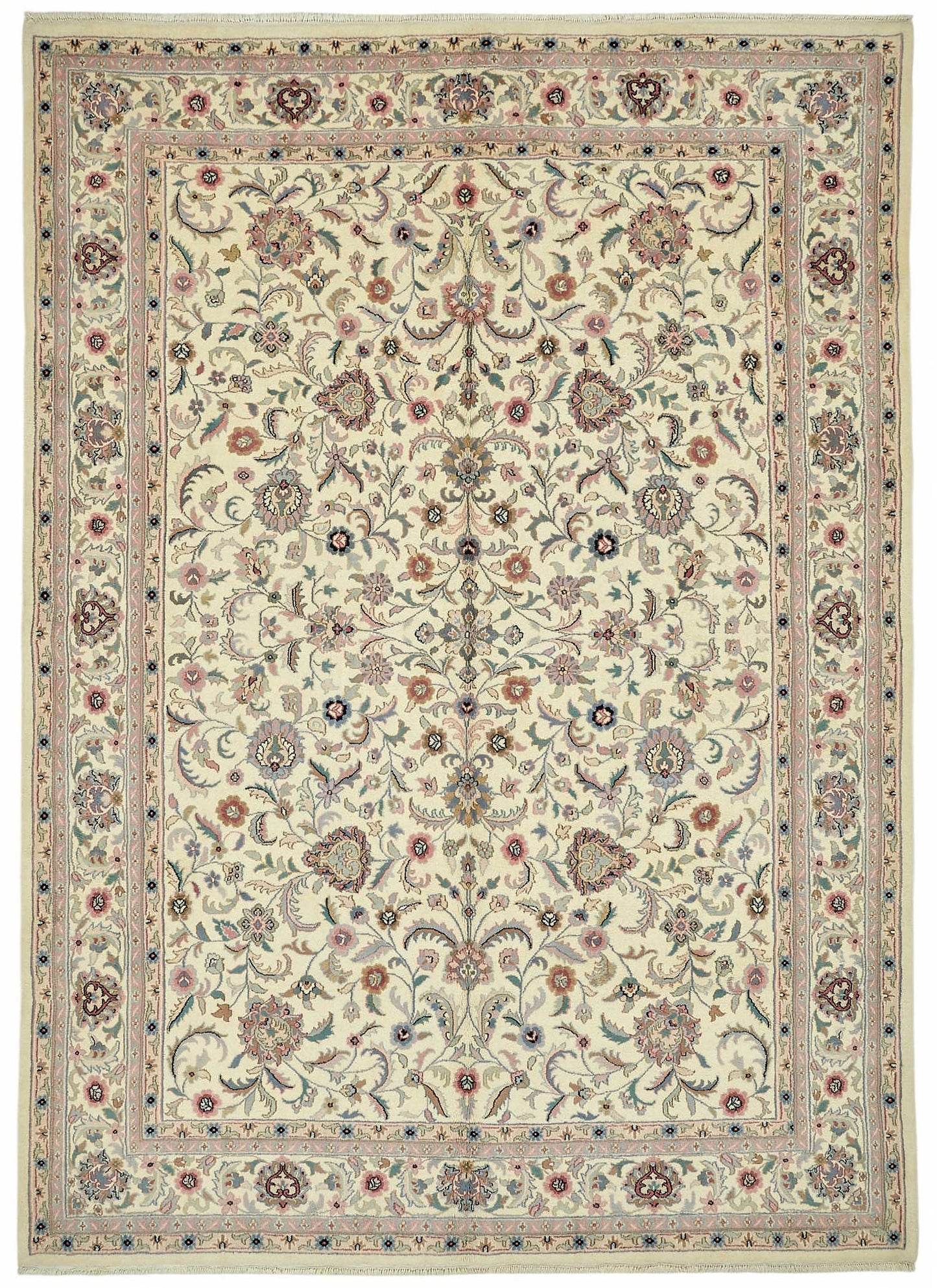 9x12 Hand-Knotted Wool Oushak Rug - 49256
