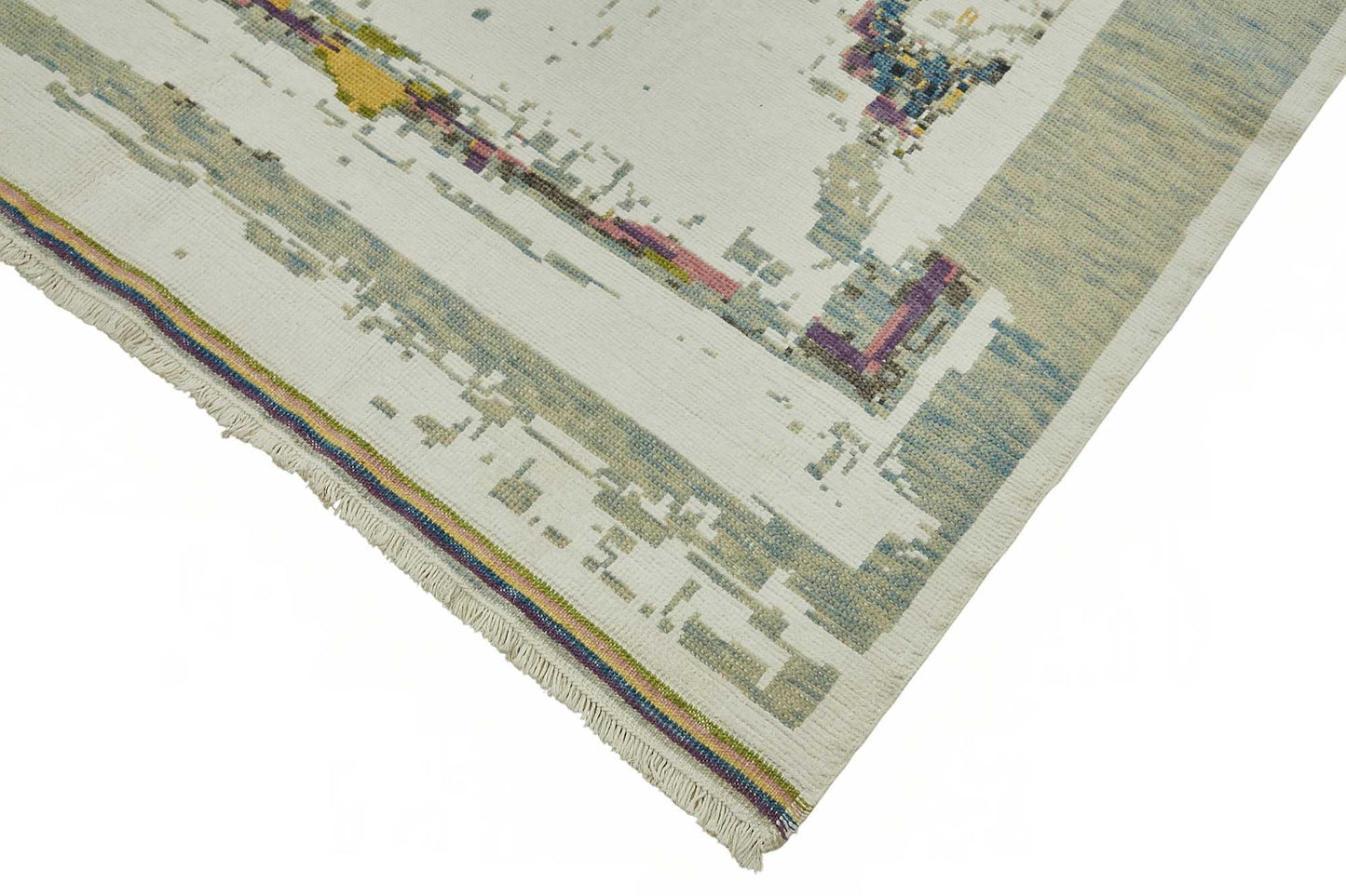 10x13 Hand-Knotted Wool Oushak Rug - 49270