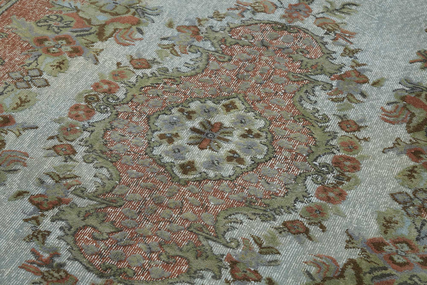 5x9 Grey Over-dyed Rug - 49284