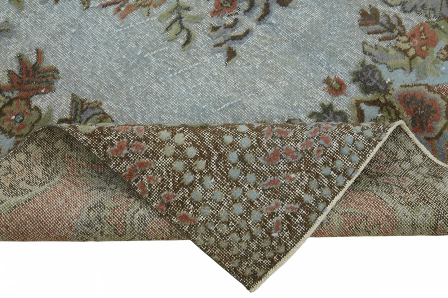 5x9 Grey Over-dyed Rug - 49284