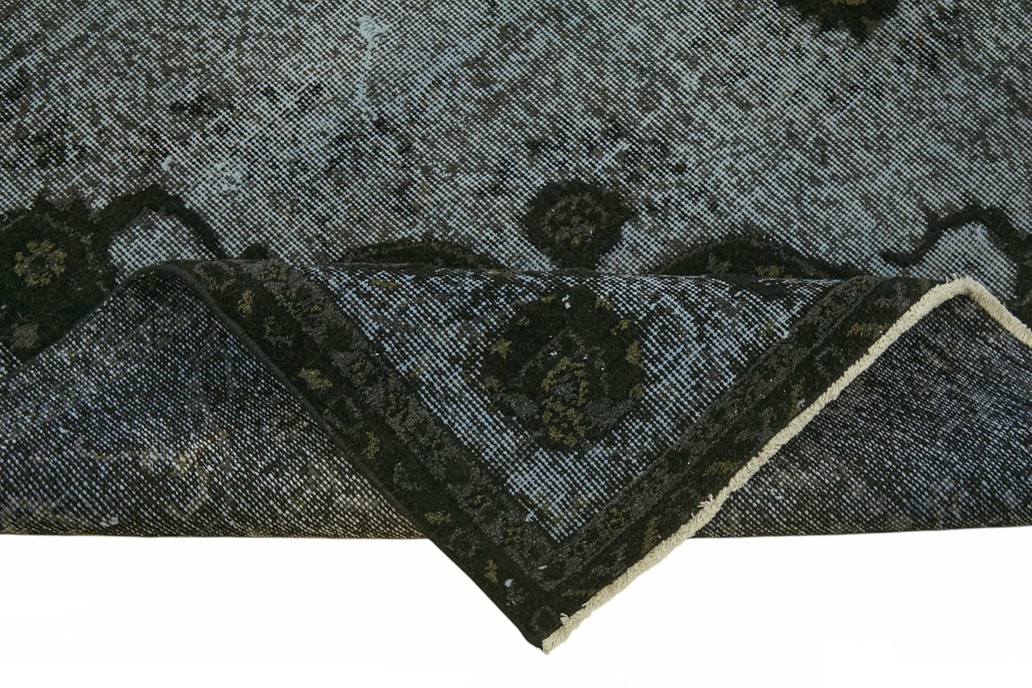 6x10 Black Over-dyed Rug - 49293