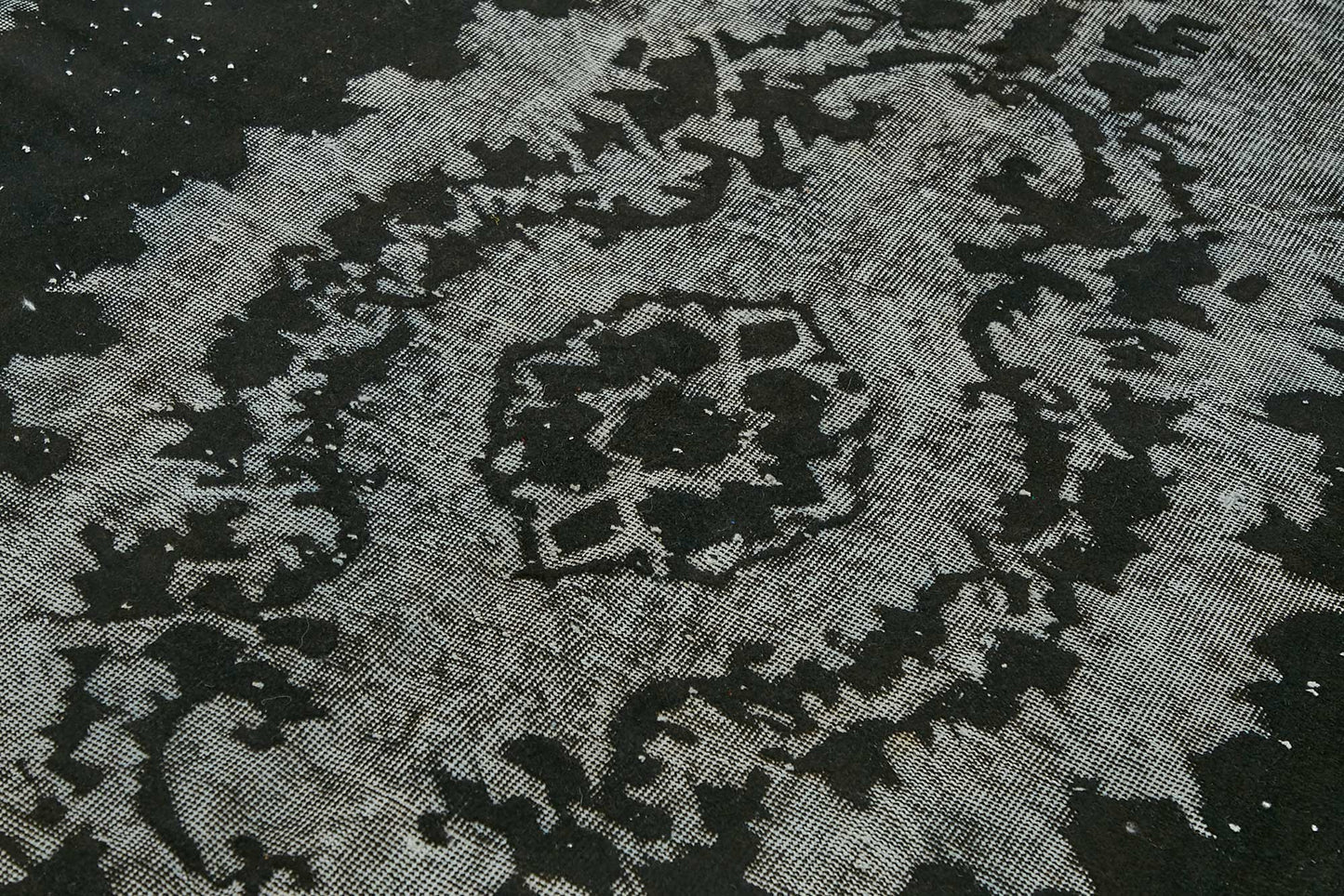 6x10 Black Over-dyed Rug - 49296