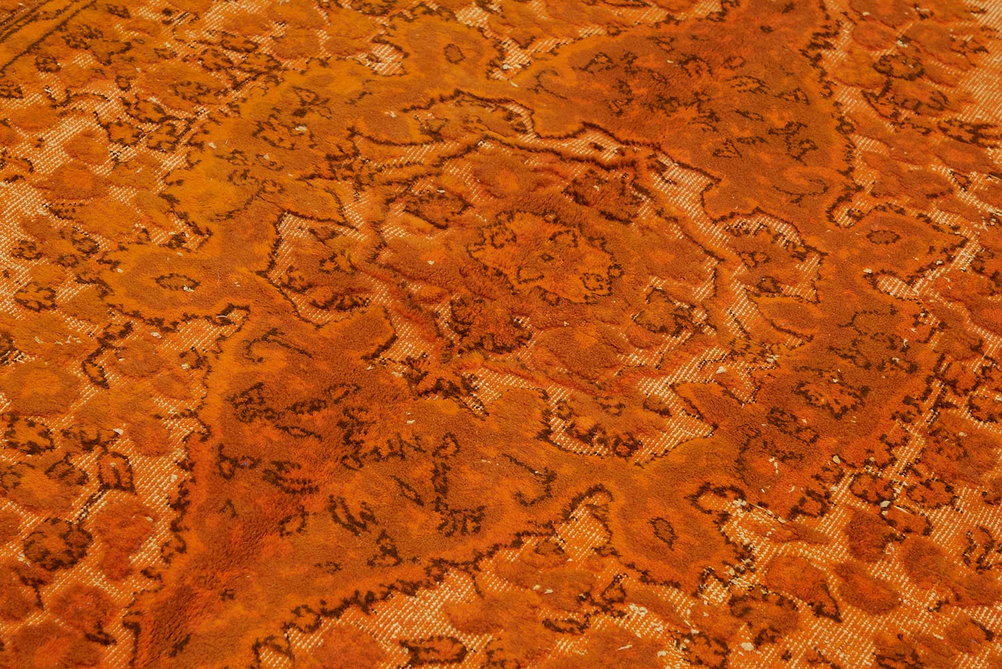 5x8 Orange Over-dyed Rug - 49301