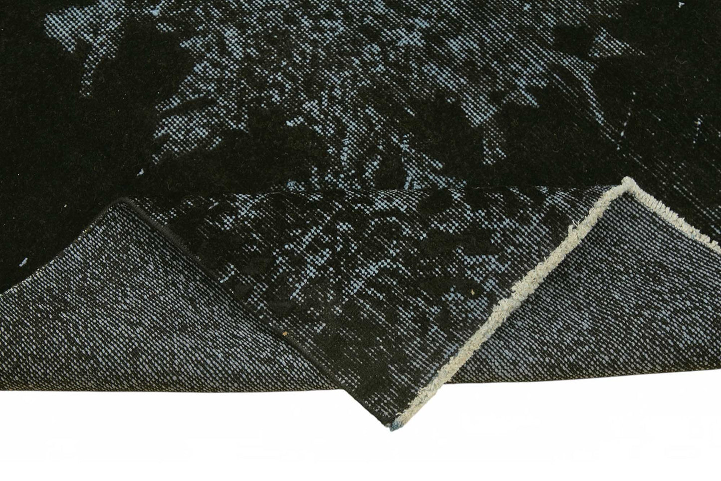 5x9 Black Over-dyed Rug - 49305