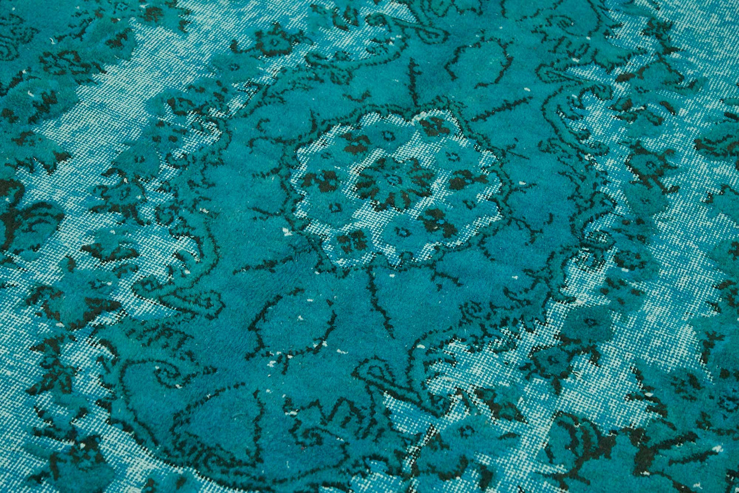 5x10 Turquoise Over-dyed Rug - 49308