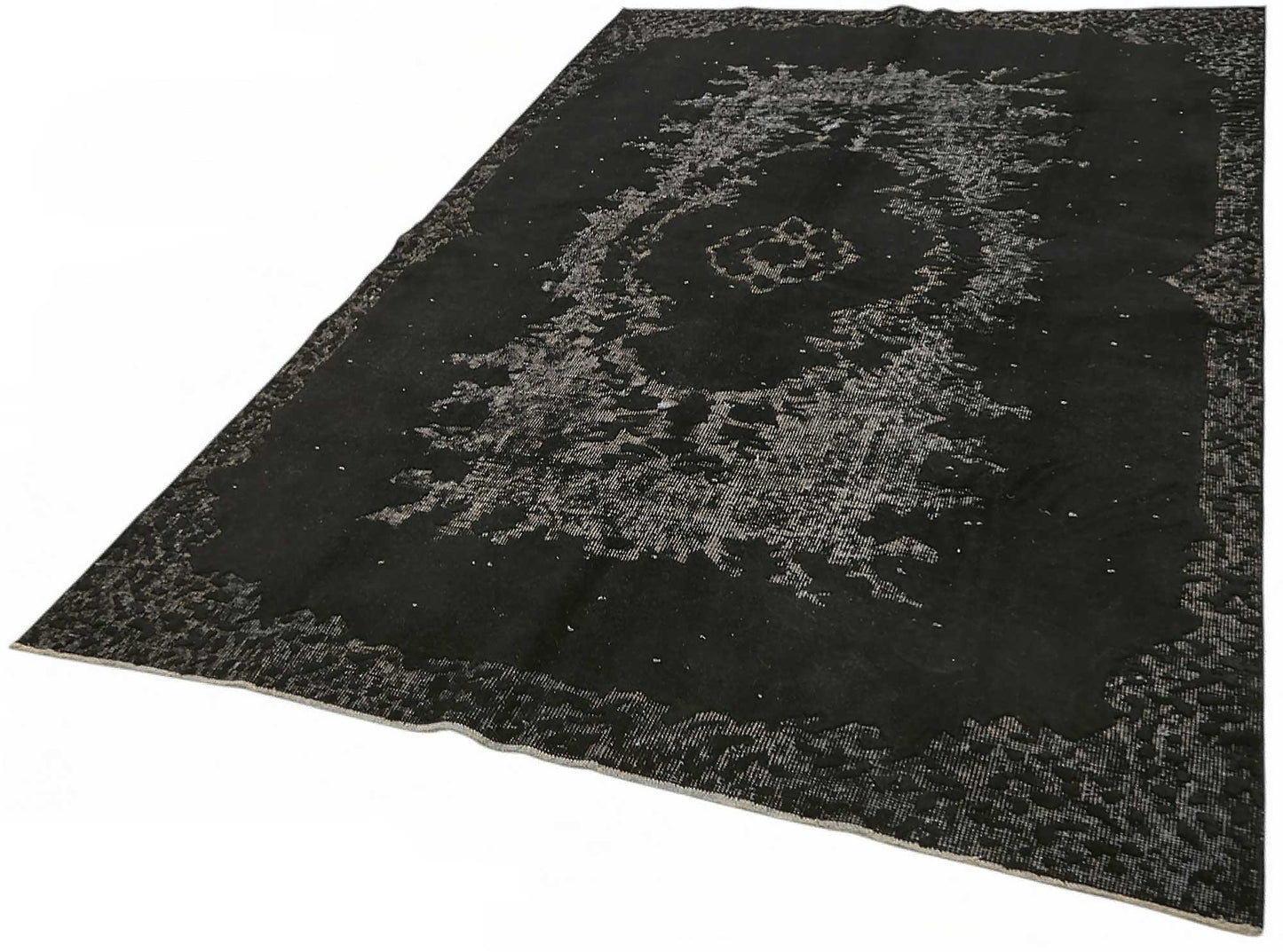 5x8 Black Over-dyed Rug - 49313