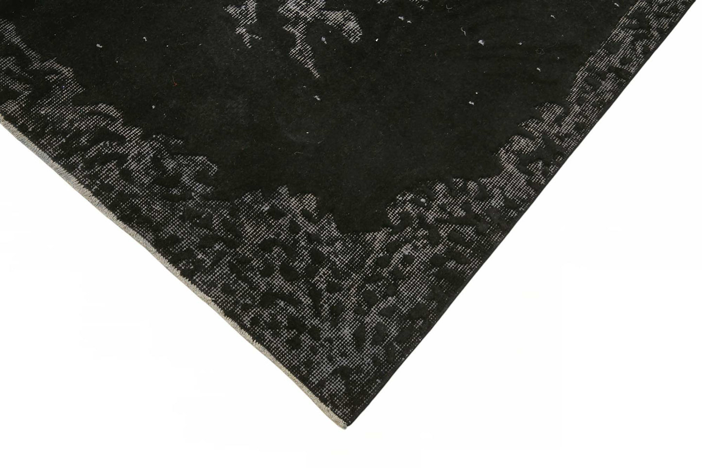 5x8 Black Over-dyed Rug - 49313