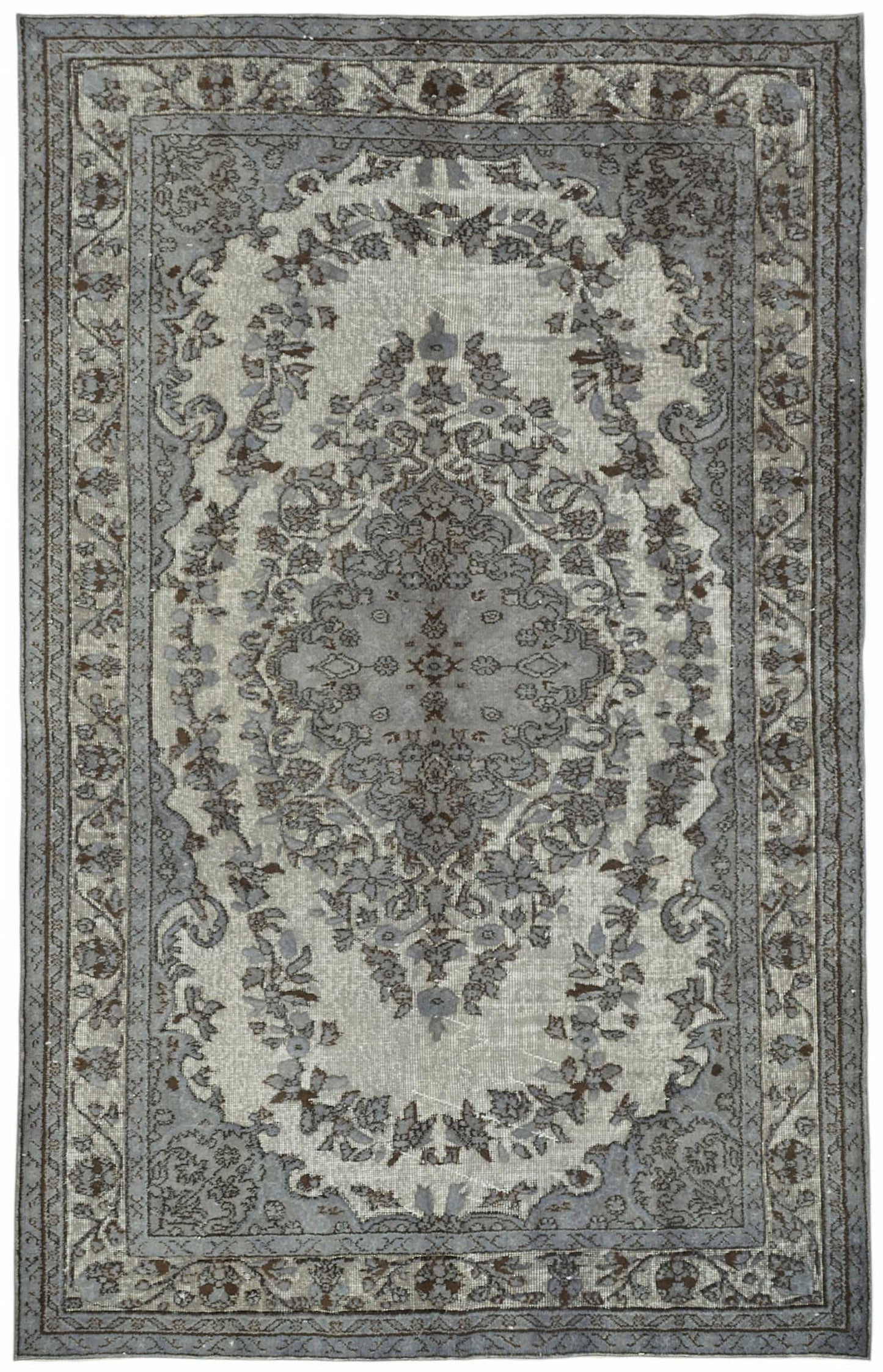 6x9 Grey Over-dyed Rug - 49314