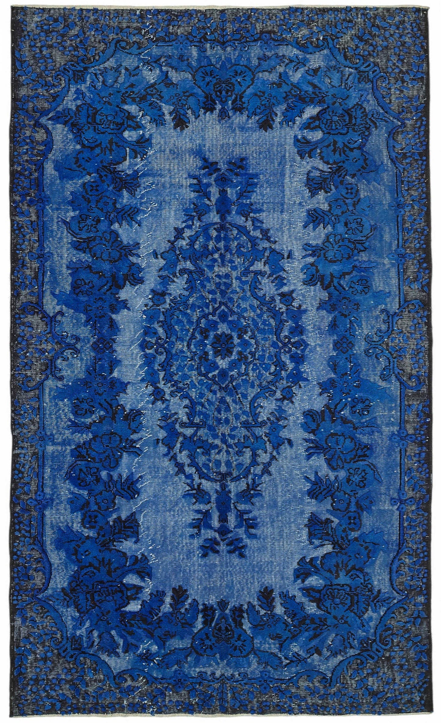 6x9 Blue Over-dyed Rug - 49318