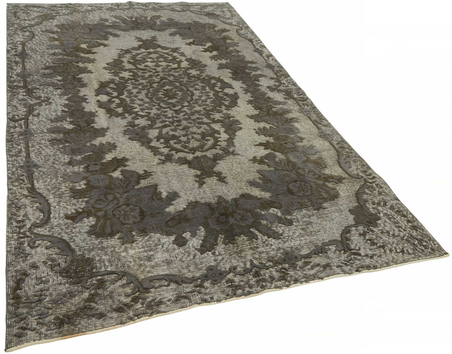 5x9 Grey Over-dyed Rug - 49324