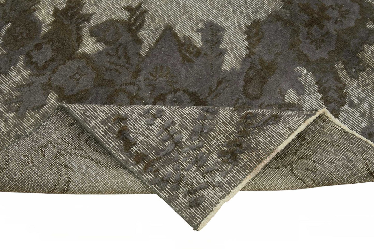 5x9 Grey Over-dyed Rug - 49324