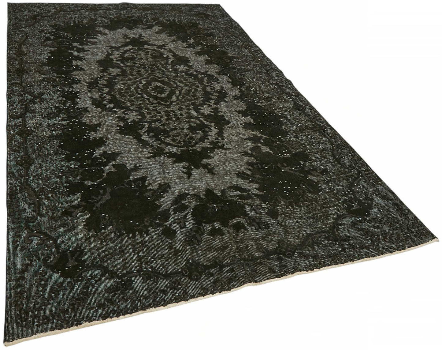 6x9 Black Over-dyed Rug - 49328