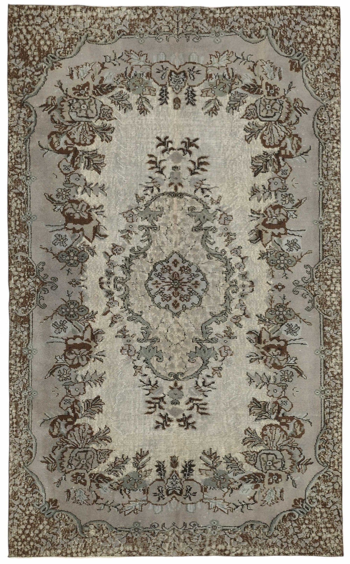 6x10 Grey Over-dyed Rug - 49330