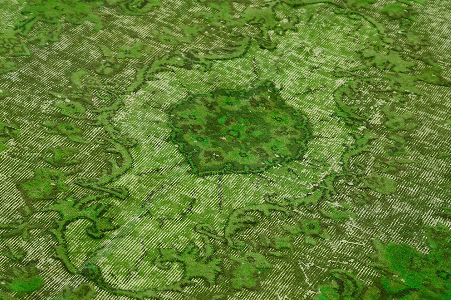 6x9 Green Over-dyed Rug - 49333