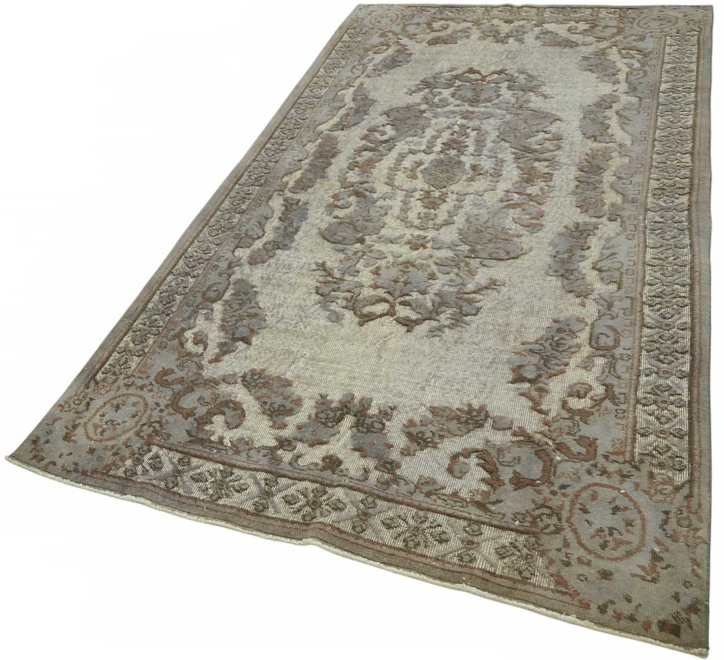 5x9 Grey Over-dyed Rug - 49334