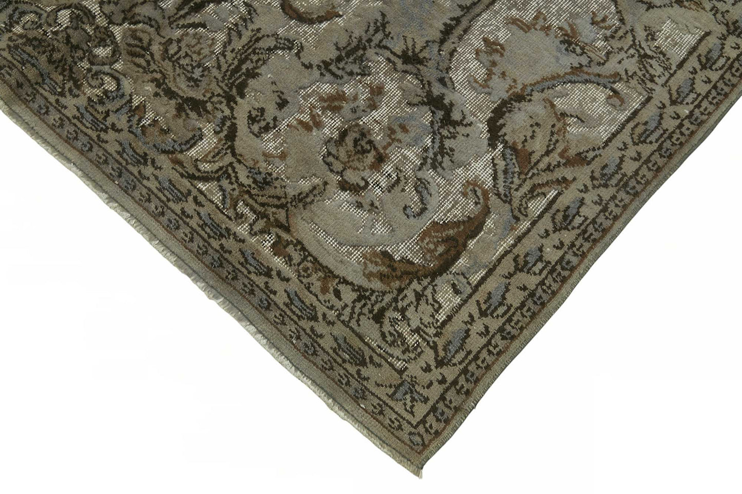 5x9 Grey Over-dyed Rug - 49336