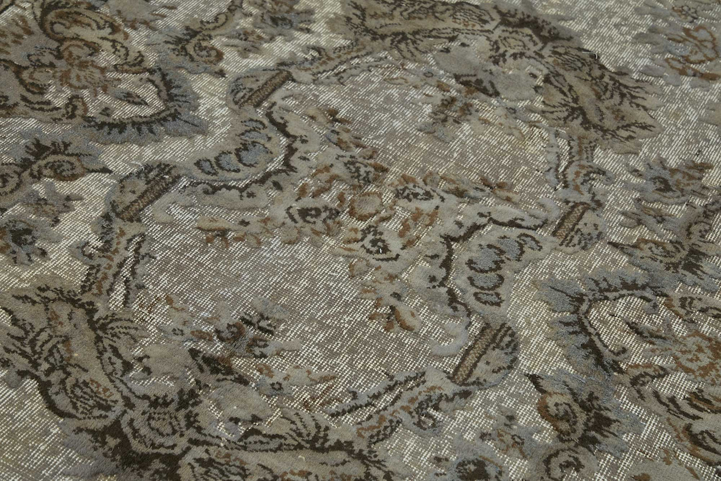 5x9 Grey Over-dyed Rug - 49336