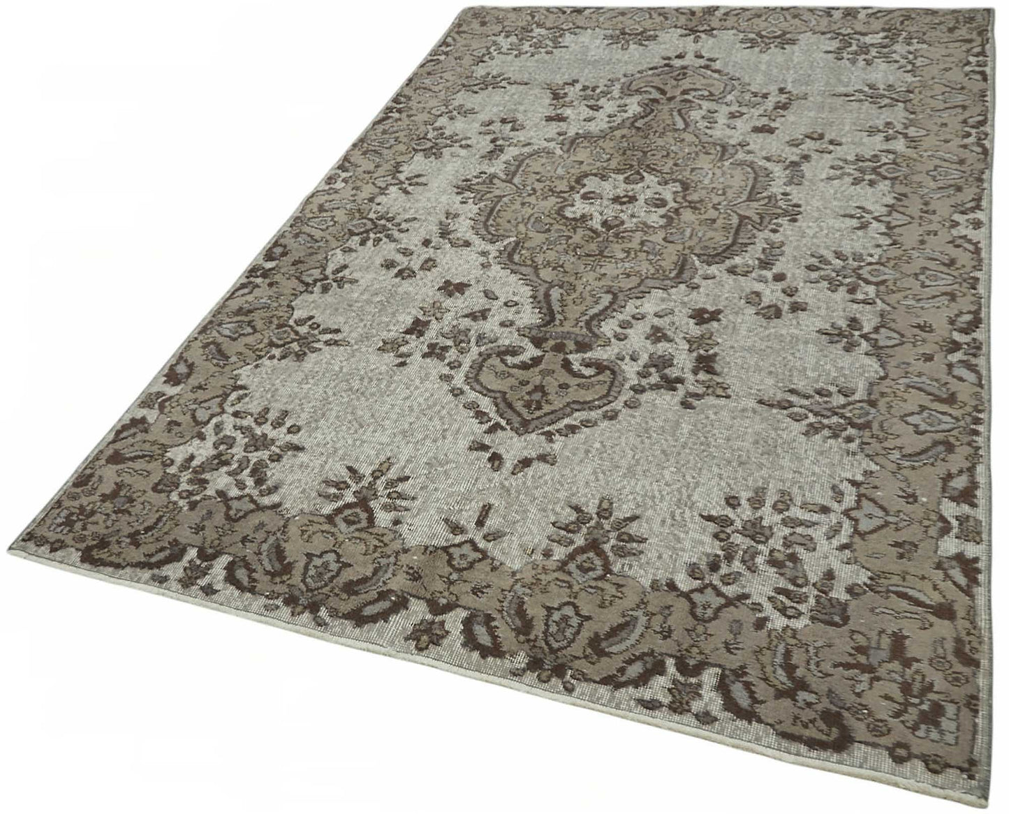 5x9 Grey Over-dyed Rug - 49337