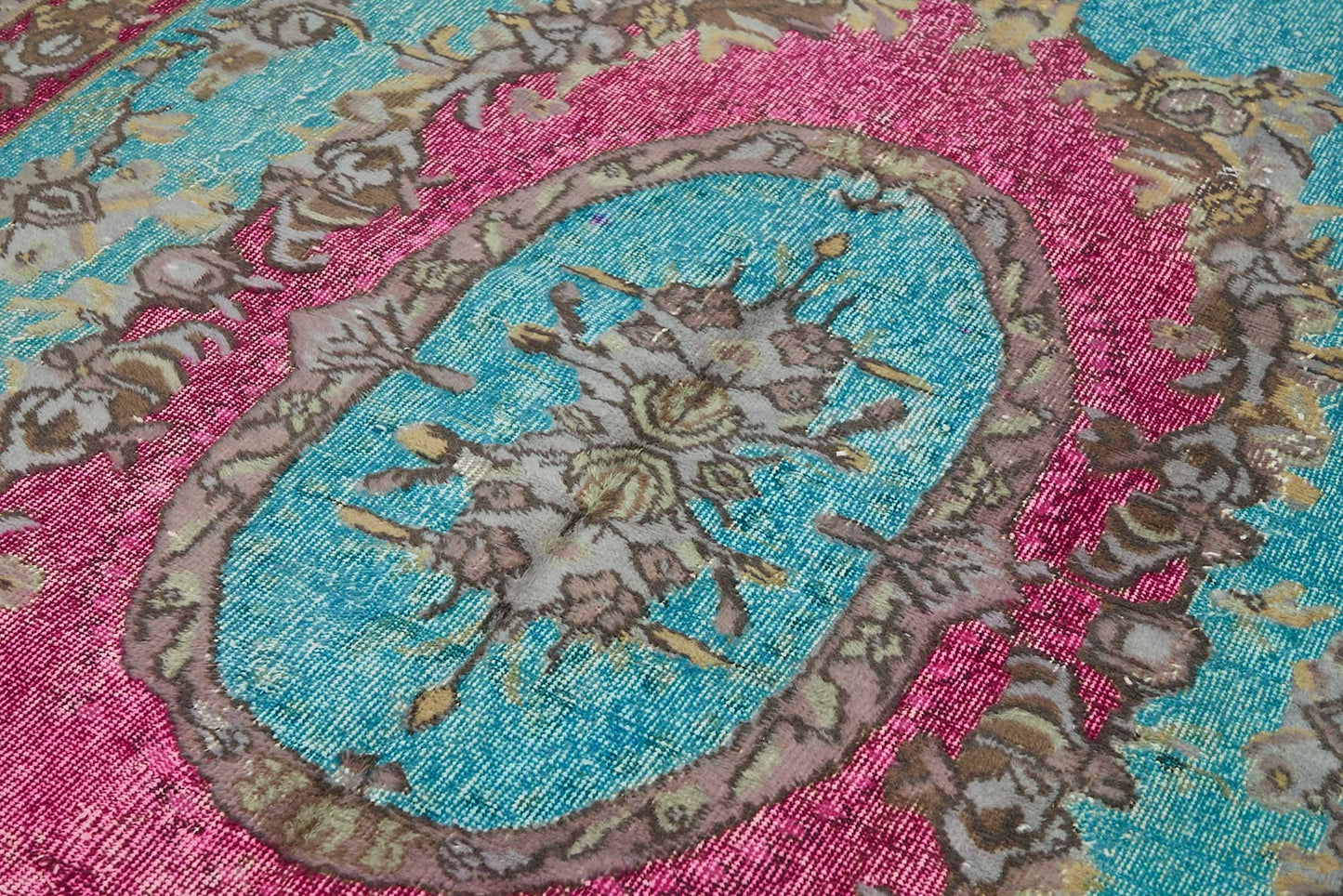 6x10 Multicolor Over-dyed Rug - 49353