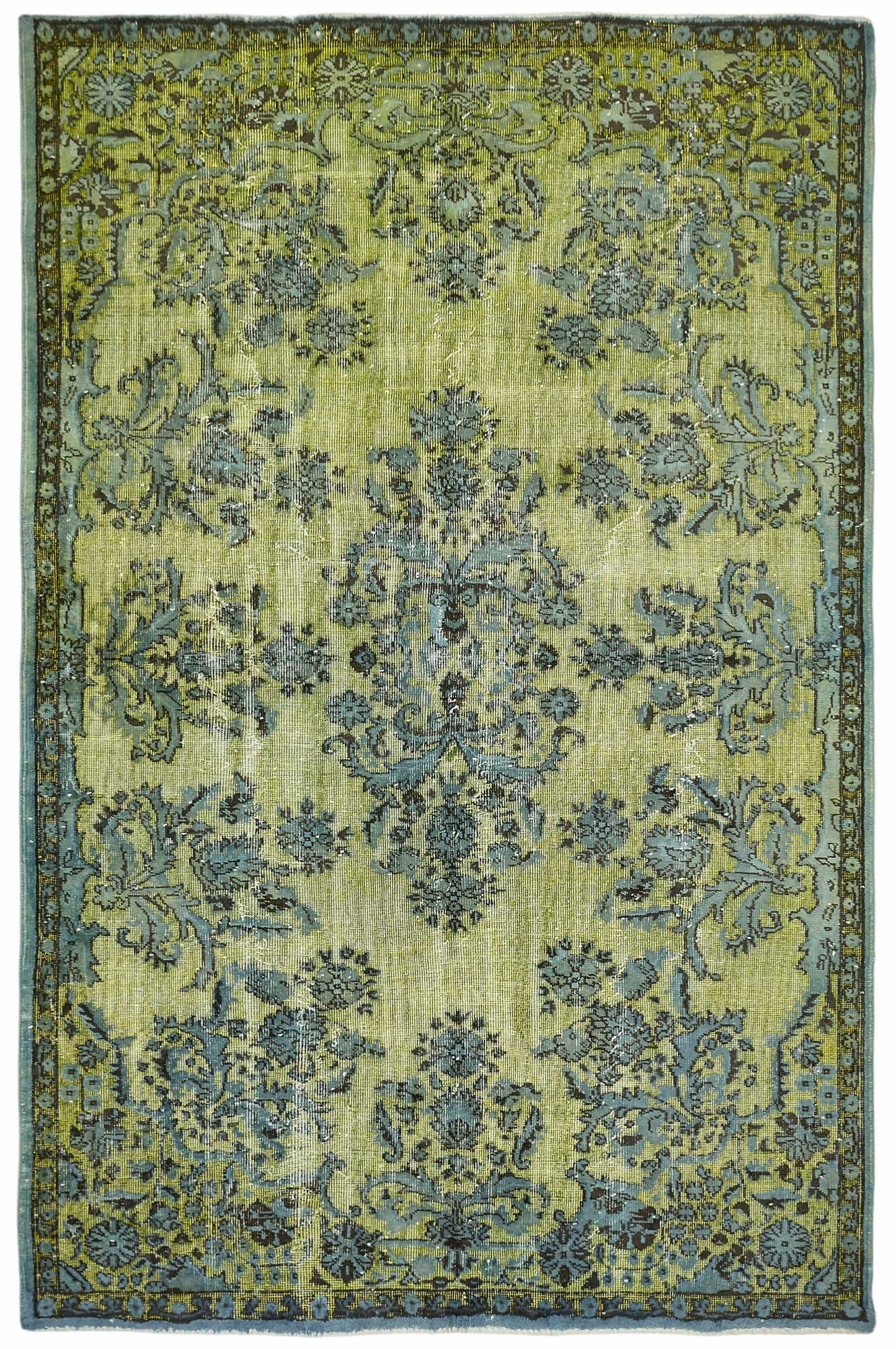 6x9 Yellow Over-dyed Rug - 49361