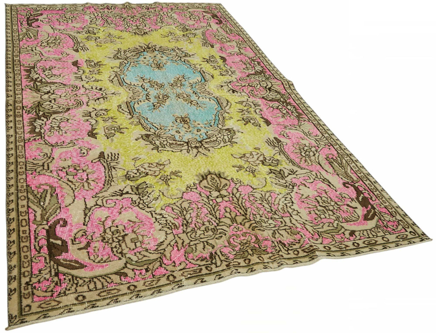 6x9 Multicolor Overdyed Rug - 49370