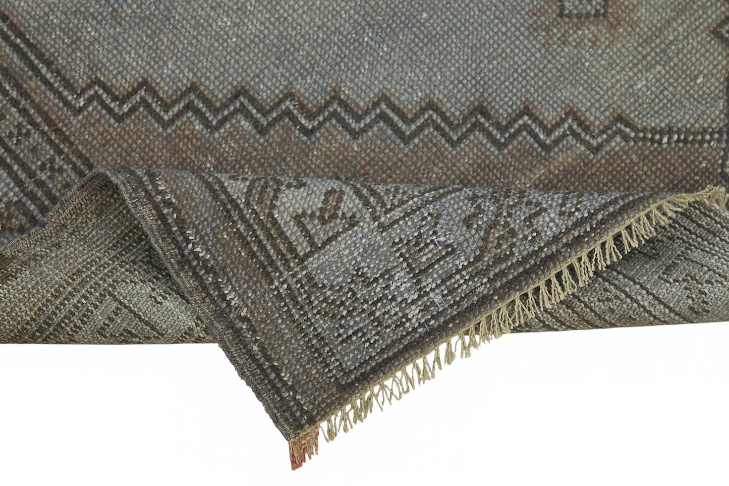 3x4 Grey Vintage Anatolian Rug - 49374