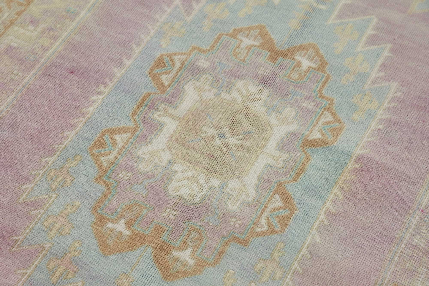 4x7 Purple Vintage Anatolian Rug - 49375