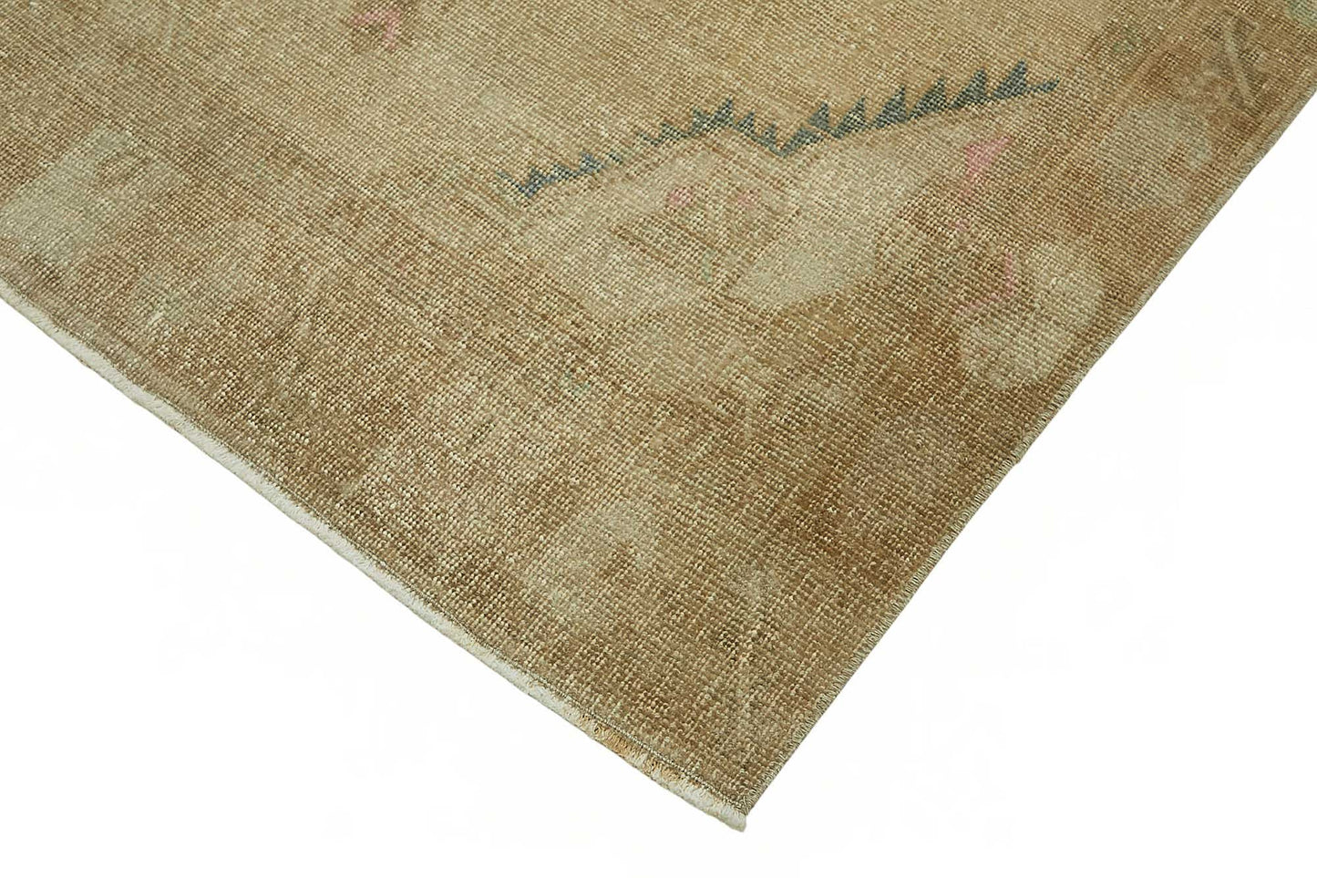 4x11 Beige Vintage Anatolian Rug - 49380