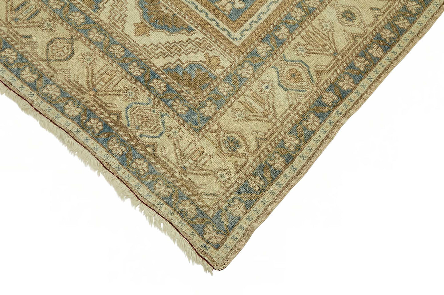 6x11 Beige Vintage Anatolian Rug - 49385