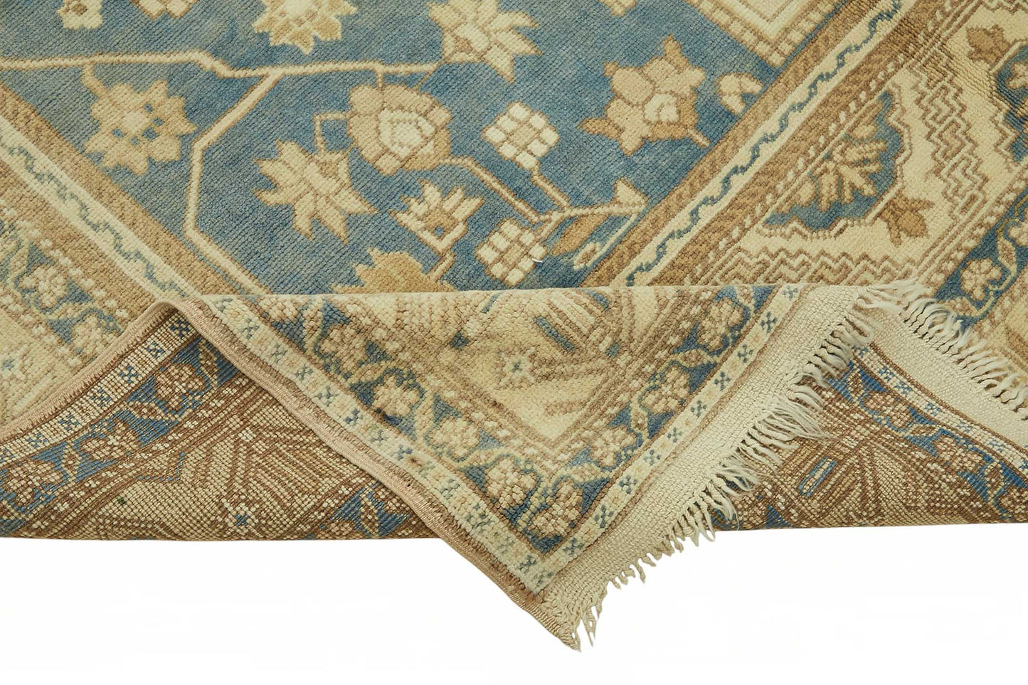 6x11 Beige Vintage Anatolian Rug - 49385
