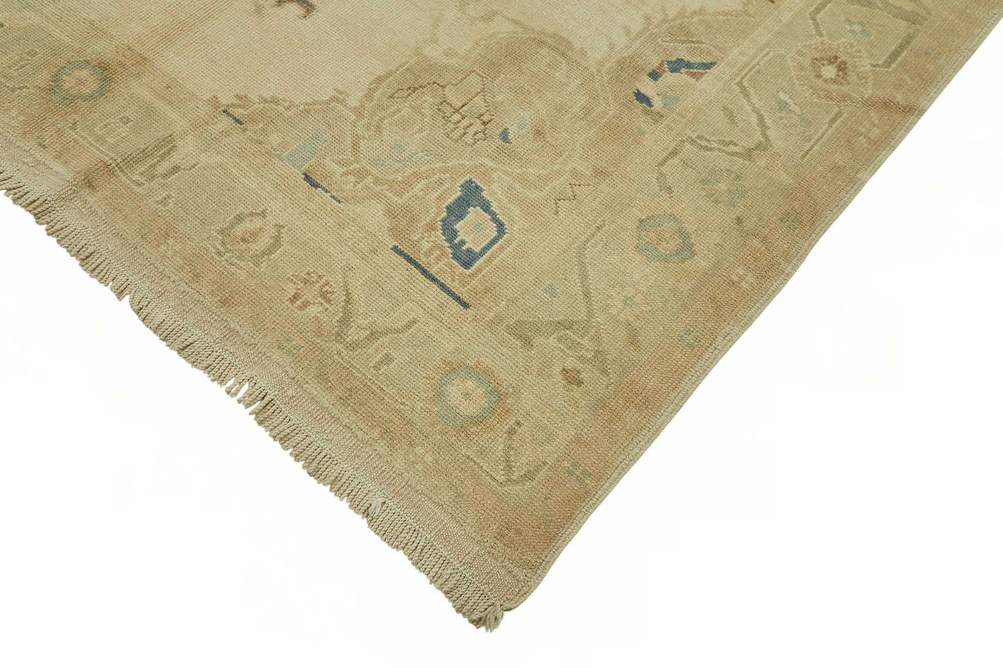 6x9 Beige Vintage Anatolian Rug - 49394