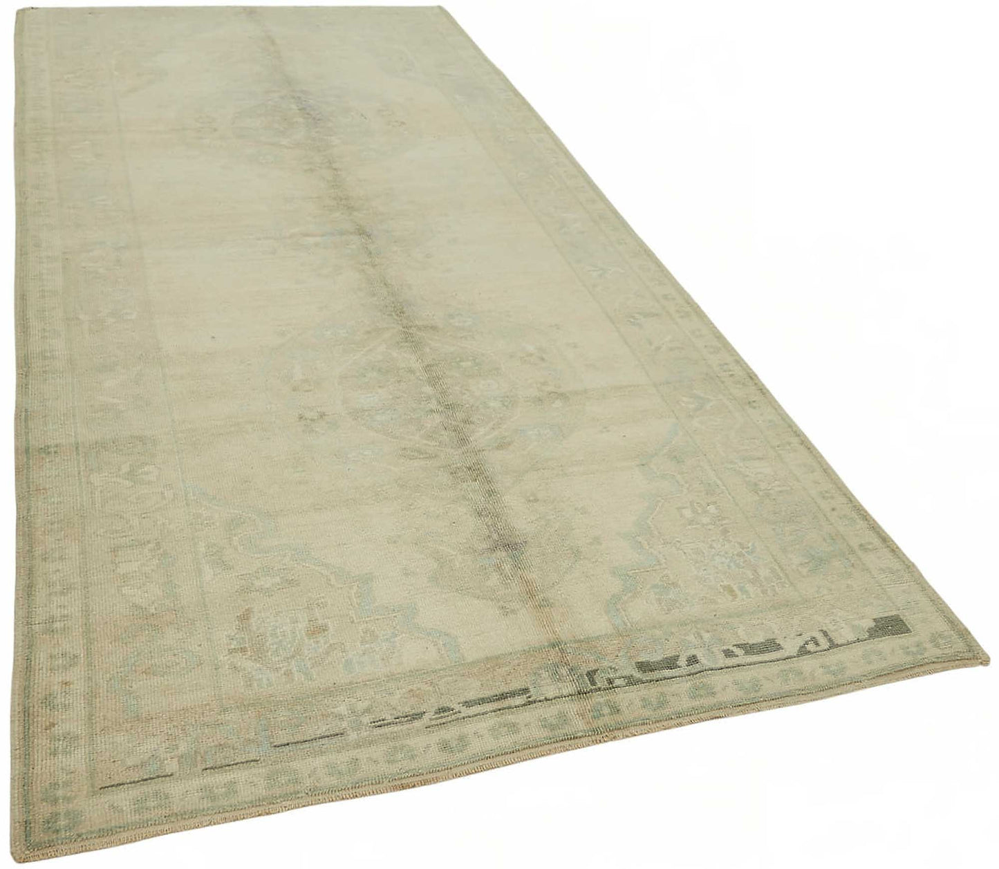 5x11 Beige Vintage Anatolian Rug - 49406