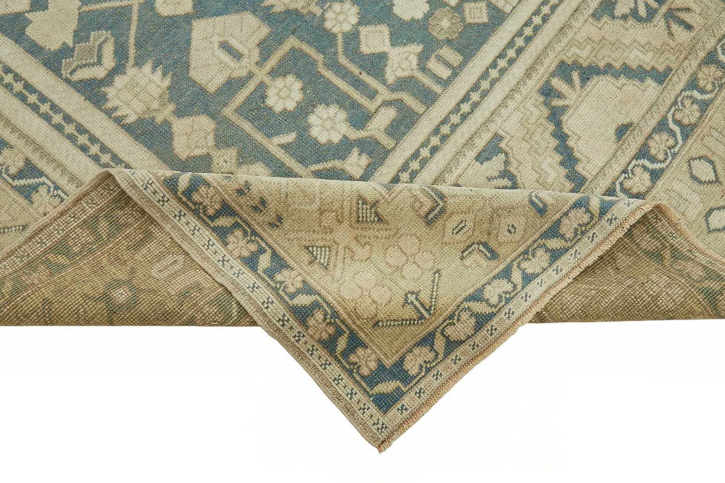 7x12 Beige Vintage Anatolian Rug - 49416