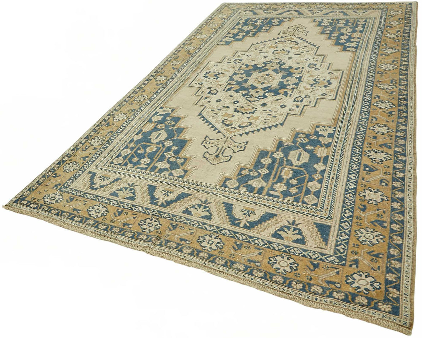 6x12 Beige Vintage Anatolian Rug - 49430