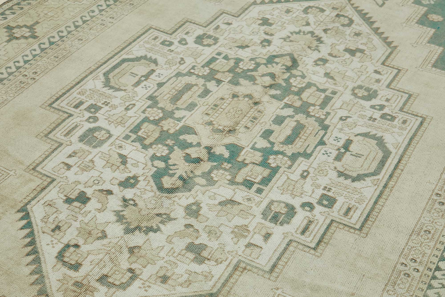 6x12 Beige Vintage Anatolian Rug - 49435