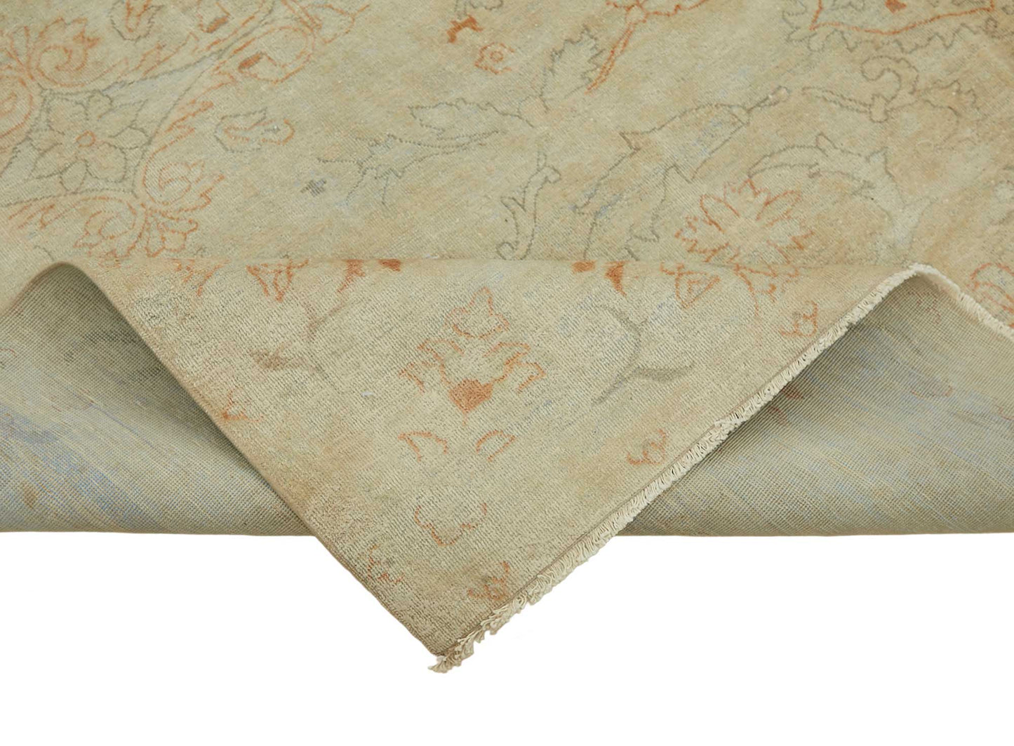 8x10 Beige Vintage Large Area Rug - 49442