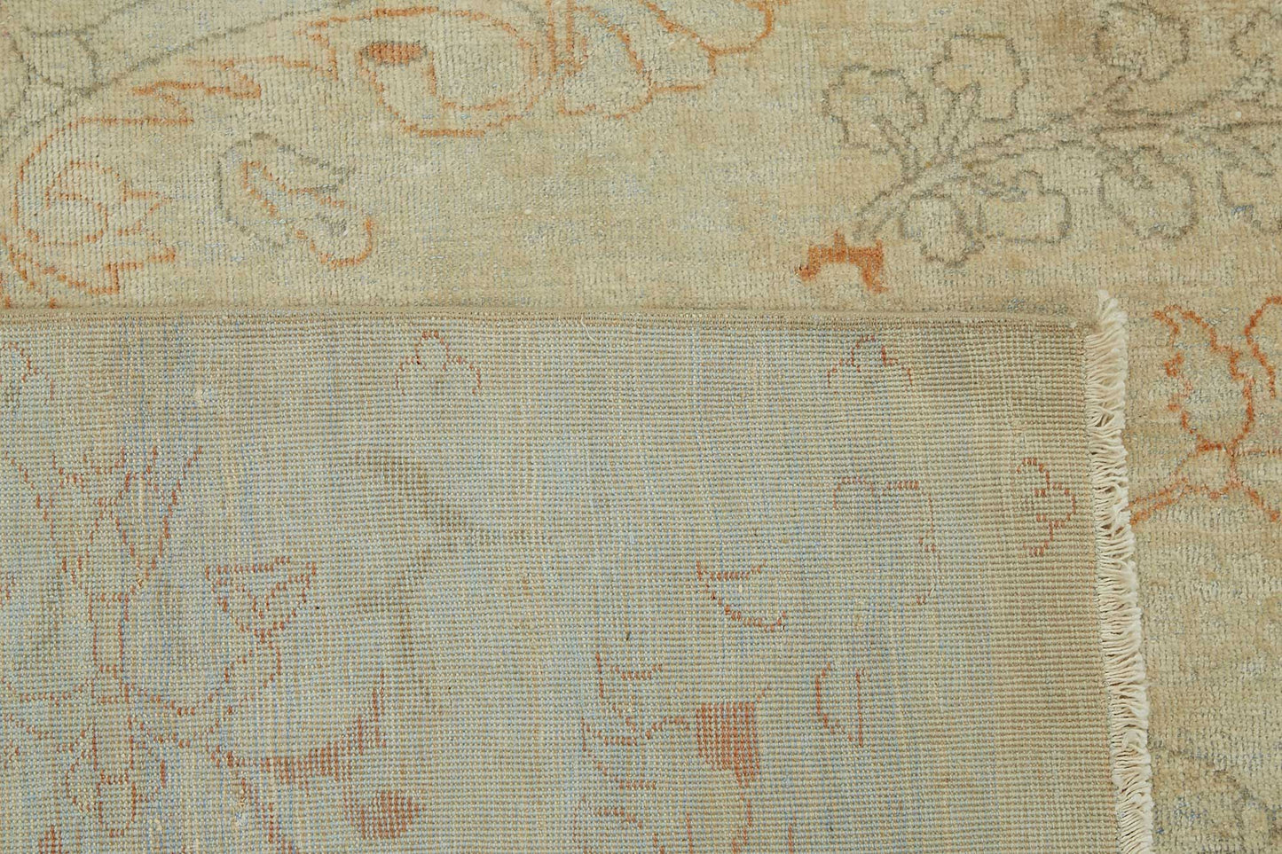 8x10 Beige Vintage Large Area Rug - 49442