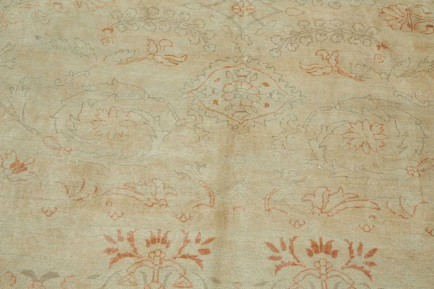 8x10 Beige Vintage Large Area Rug - 49442