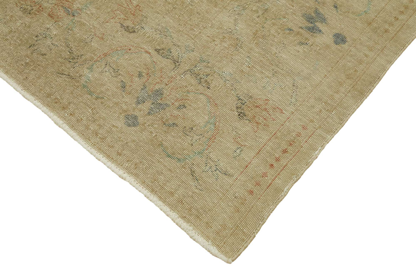 10x13 Beige Vintage Large Area Rug - 49445