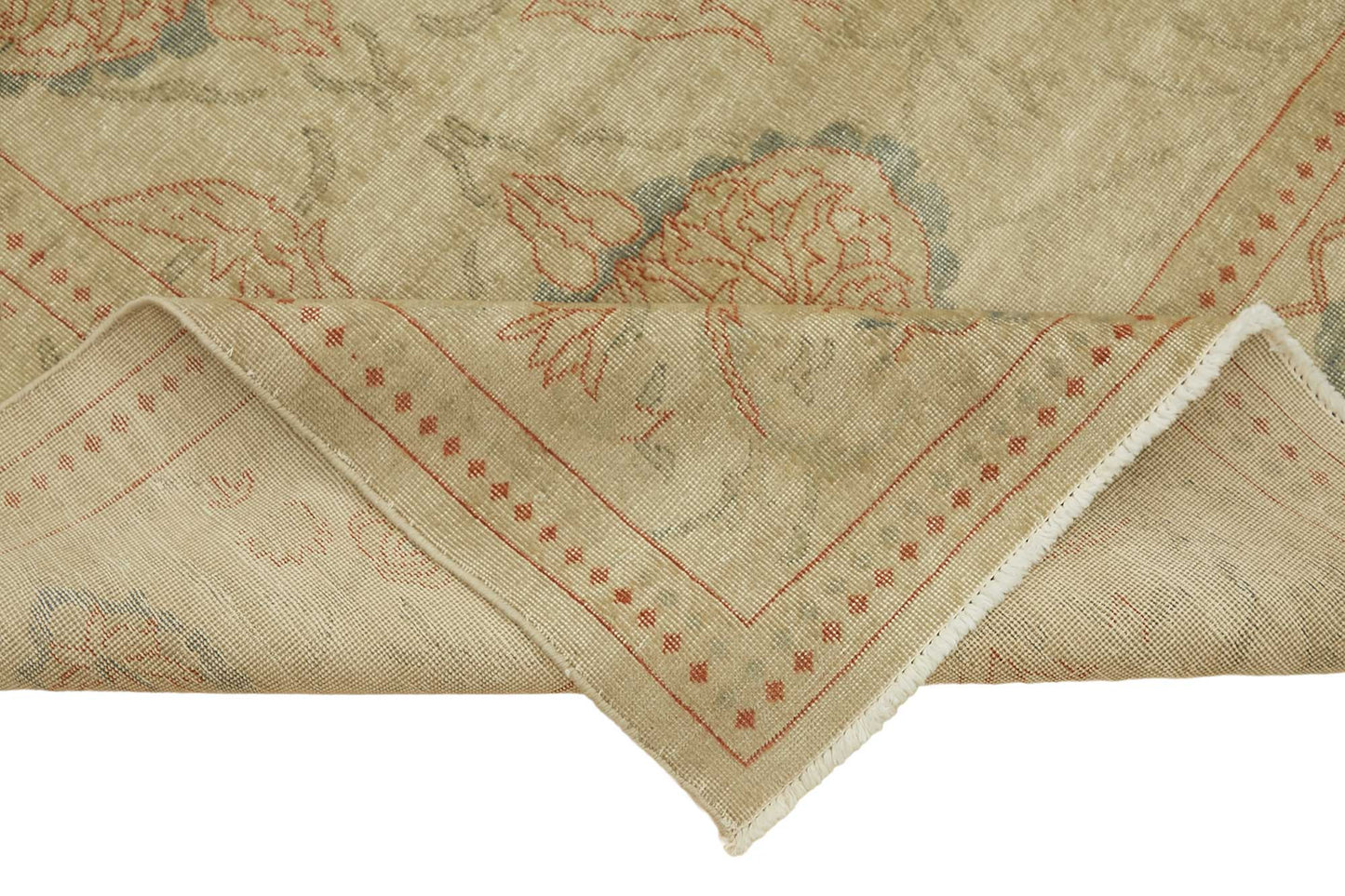 10x13 Beige Vintage Large Area Rug - 49445