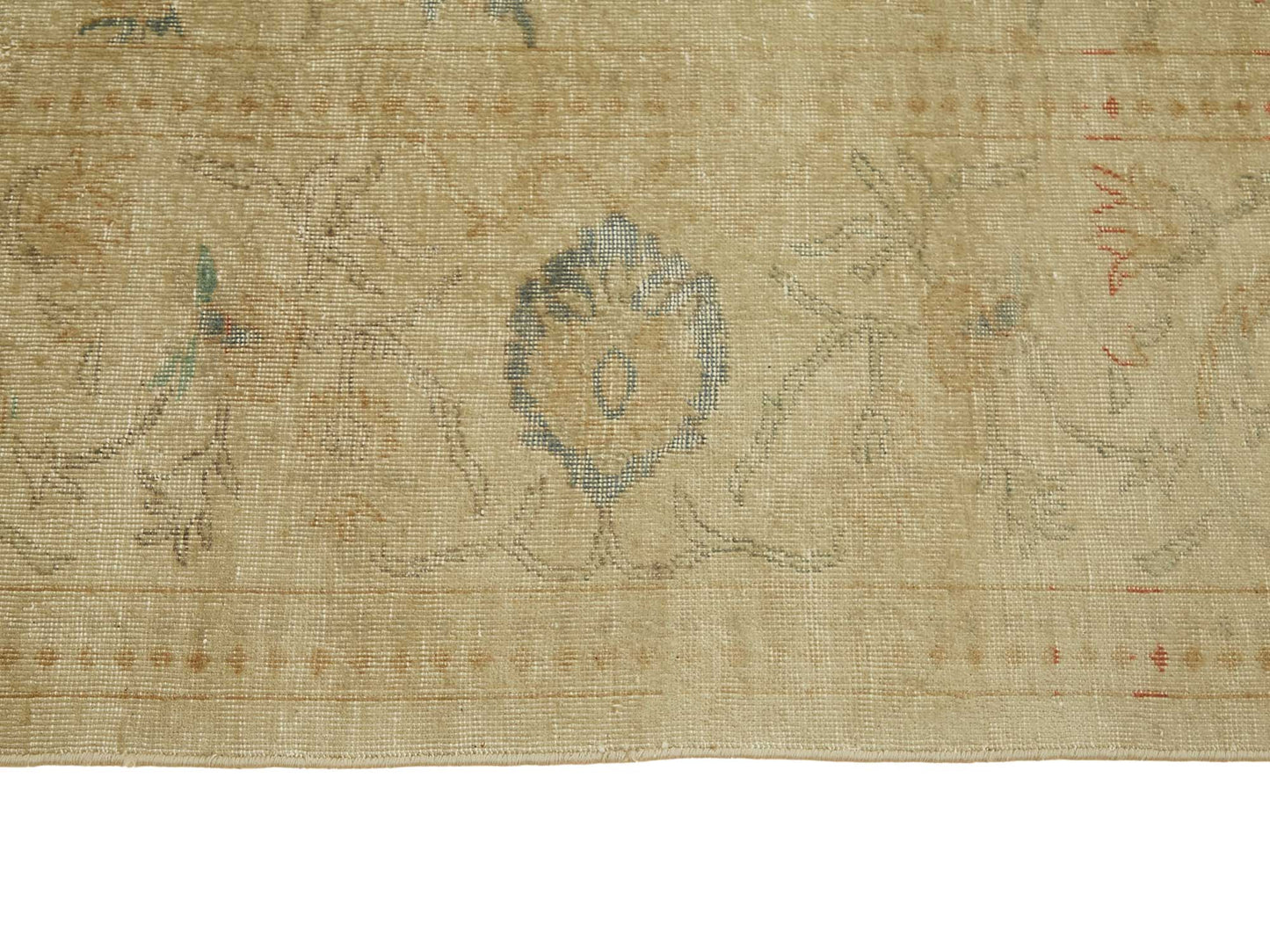 10x13 Beige Vintage Large Area Rug - 49445